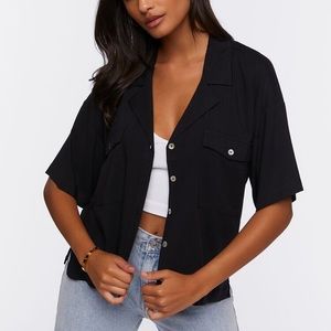 Boxy Button Down Shirt